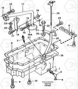 82547 Oil sump EC130C SER NO 221-, Volvo Construction Equipment