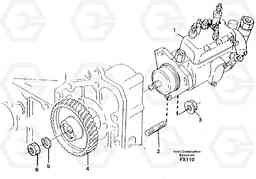 91051 Injection pump with drive EC130C SER NO 221-, Volvo Construction Equipment