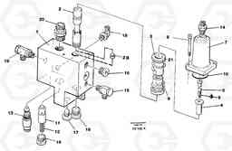 14303 Hose rupture valve, boom cylinder EC130C SER NO 221-, Volvo Construction Equipment