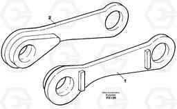 16811 Lever EC130C SER NO 221-, Volvo Construction Equipment