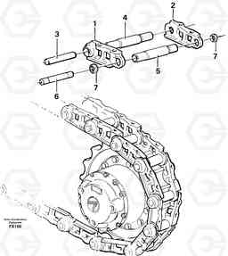 39285 Track chain EC130C SER NO 221-, Volvo Construction Equipment