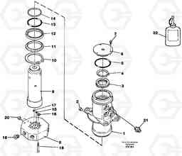 8979 Turning joint EC130C SER NO 221-, Volvo Construction Equipment