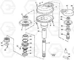 8810 Swing gearbox EC130C SER NO 221-, Volvo Construction Equipment