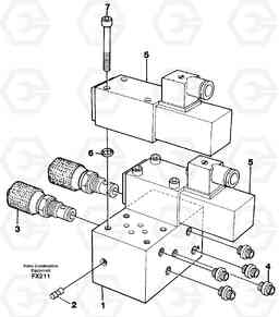 14726 Control block for end position damp EC130C SER NO 221-, Volvo Construction Equipment