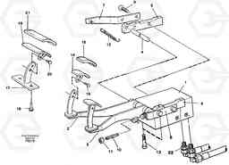9969 Pedal valve and foot rest EC130C SER NO 221-, Volvo Construction Equipment