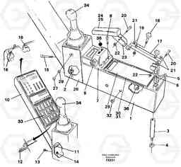 28164 Side panel right EC130C SER NO 221-, Volvo Construction Equipment