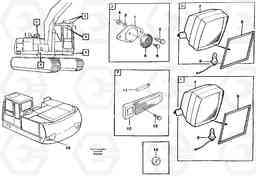 27676 Lighting, front EC130C SER NO 221-, Volvo Construction Equipment