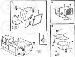 47193 Lighting, rear EC130C SER NO 221-, Volvo Construction Equipment