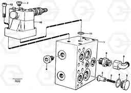 13594 Pressure limiting valve for slew motor EC130C SER NO 221-, Volvo Construction Equipment