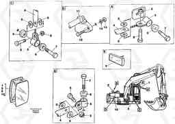 47345 Rear view mirror EC130C SER NO 221-, Volvo Construction Equipment