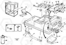 84894 Cab heater with fitting parts EC130C SER NO 221-, Volvo Construction Equipment