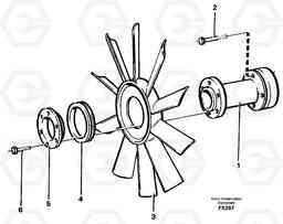 27858 Fan EC130C SER NO 221-, Volvo Construction Equipment