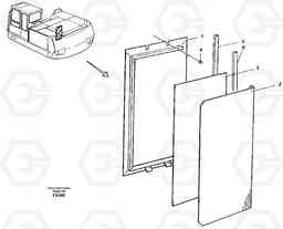 27702 Frame, engine cover rear EC130C SER NO 221-, Volvo Construction Equipment