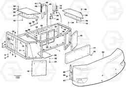 14667 Support, cover plates, rear EC130C SER NO 221-, Volvo Construction Equipment