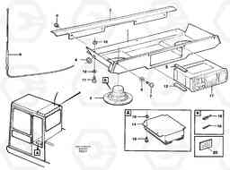 7852 Radio installation with converter EC130C SER NO 221-, Volvo Construction Equipment