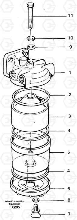 30293 Water separator EC130C SER NO 221-, Volvo Construction Equipment