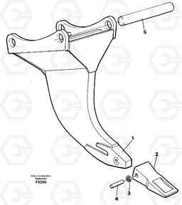 22258 Ripper EC130C SER NO 221-, Volvo Construction Equipment