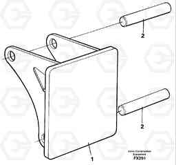 22254 Hammer plate EC130C SER NO 221-, Volvo Construction Equipment