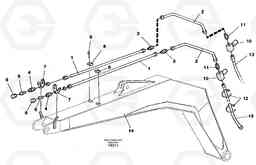 14730 Slope/grab bucket equipment, boom 4.4m EC130C SER NO 221-, Volvo Construction Equipment