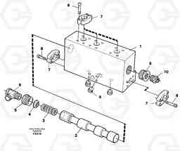 14737 Operating valve EC130C SER NO 221-, Volvo Construction Equipment