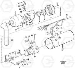 26201 Diesel heater EC130C SER NO 221-, Volvo Construction Equipment
