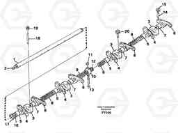 30664 Valve mechanism EW130C SER NO 584-, Volvo Construction Equipment