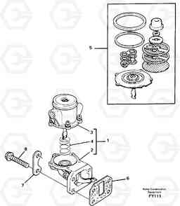 27323 Fuel pump EW130C SER NO 584-, Volvo Construction Equipment