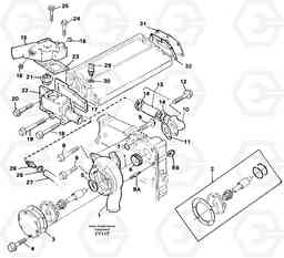 85301 Water pump EW130C SER NO 584-, Volvo Construction Equipment