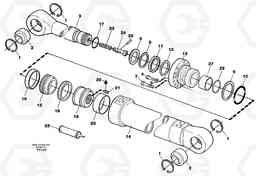 41056 Dipper arm cylinder EW130C SER NO 584-, Volvo Construction Equipment