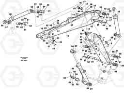 41055 Adjustable boom EW130C SER NO 584-, Volvo Construction Equipment
