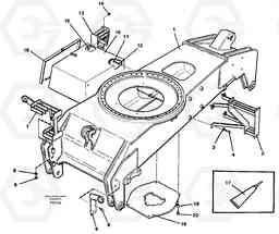 65368 Undercarriage EW130C SER NO 584-, Volvo Construction Equipment