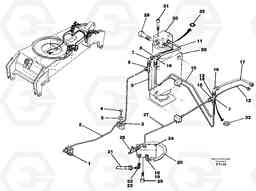 37911 Oscillating system EW130C SER NO 584-, Volvo Construction Equipment