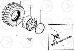 32906 Wheel equipment EW130C SER NO 584-, Volvo Construction Equipment