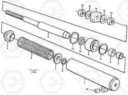 14341 Spring cylinder EW130C SER NO 584-, Volvo Construction Equipment