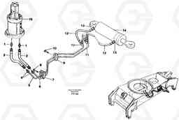 14345 Steering system, undercarriage EW130C SER NO 584-, Volvo Construction Equipment