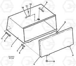 45152 Toolbox EW130C SER NO 584-, Volvo Construction Equipment