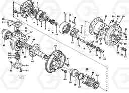 26238 Wheel hub front EW130C SER NO 584-, Volvo Construction Equipment