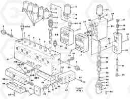 102628 Main valve assembly, valves EW130C SER NO 584-, Volvo Construction Equipment