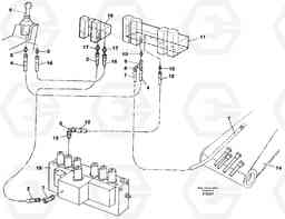 43834 Servo hydraulics, boom EW130C SER NO 584-, Volvo Construction Equipment