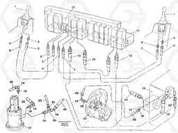 44237 Servo hydrulics, return line tank EW130C SER NO 584-, Volvo Construction Equipment