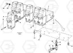 44495 Slew valve block, crawlers EW130C SER NO 584-, Volvo Construction Equipment
