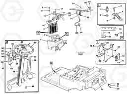 15242 Electric installation in cab floor EW130C SER NO 584-, Volvo Construction Equipment