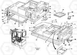 101112 Drivers cab and cabin floor EW130C SER NO 584-, Volvo Construction Equipment