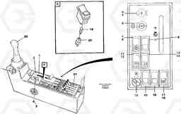 104830 Engine control panel EW130C SER NO 584-, Volvo Construction Equipment