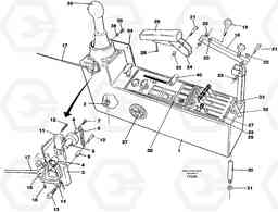 38012 Side panel, left EW130C SER NO 584-, Volvo Construction Equipment