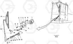7857 Windscreen wiper, lower EW130C SER NO 584-, Volvo Construction Equipment