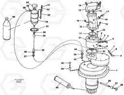 67880 Slewing gear box with fitting parts EW130C SER NO 584-, Volvo Construction Equipment