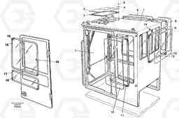 48913 Windows EW130C SER NO 584-, Volvo Construction Equipment