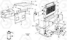 45132 Cab heater EW130C SER NO 584-, Volvo Construction Equipment