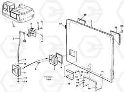 45124 Door, engine, left EW130C SER NO 584-, Volvo Construction Equipment